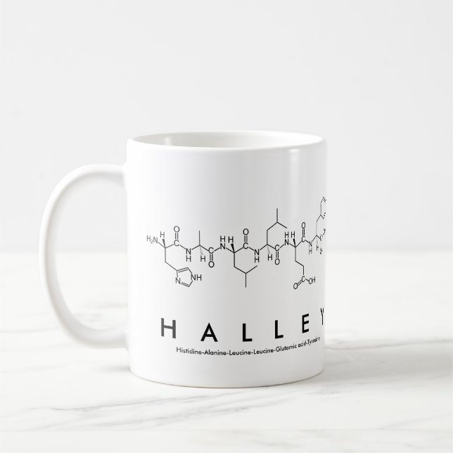 Mug Bouge de nom du peptide halley (Gauche)