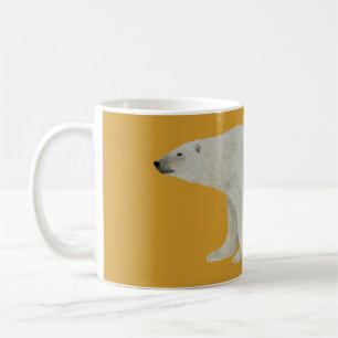 Mug Bouge d'ours polaire sur jaune