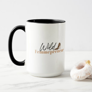 Mug Bouge Femmepreneur sauvage blanc