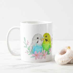 Mug Bougie bleue et jaune Perruques cadeau amoureux de