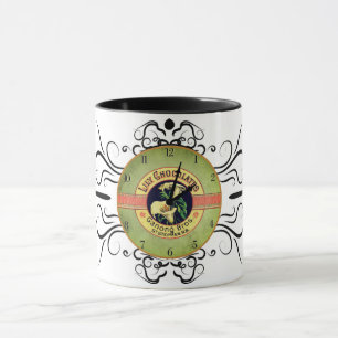 Mug Bougie d'horloge Art nouveau chocolat publicité