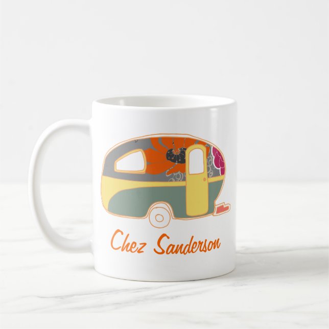 Mug Bougs Personnalisés Des Propriétaires De Caravanes (Gauche)