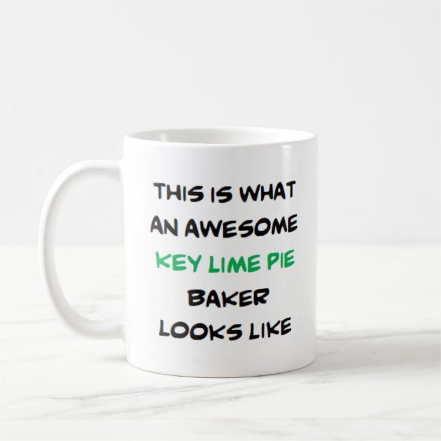 Mug boulangerie à tarte à citron, génial (Gauche)