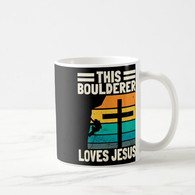 Mug Bouldering Christians Climber Boulderer Artificial (Droite)