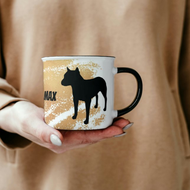 Mug Boule classique Pitbull (Créateur téléchargé)