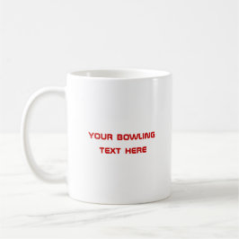 Mug Boule de bowling et broches personnalisées