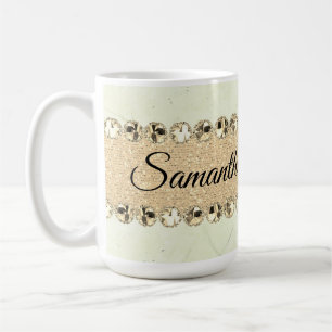 Mug Boule de diamant en marbre vert
