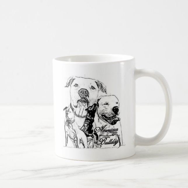 Mug Bouledogue américain (Droite)