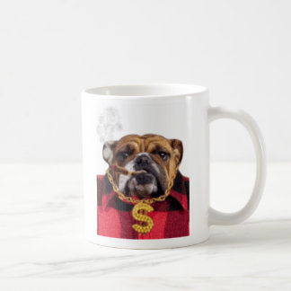 Mug Bouledogue de tabagisme de Gangsta