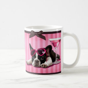 Mug Bouledogue français de cocktail