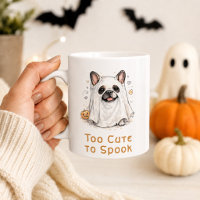 Bouledogue français Halloween Mignon Fantôme