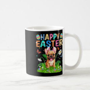 Mug Bouledogue français Joyeuses Pâques Lapin Oreille