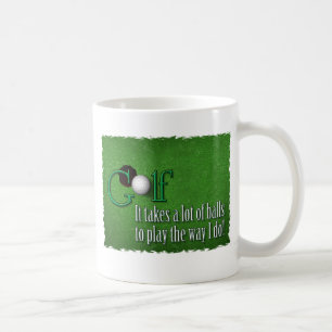 Mug boules de golf