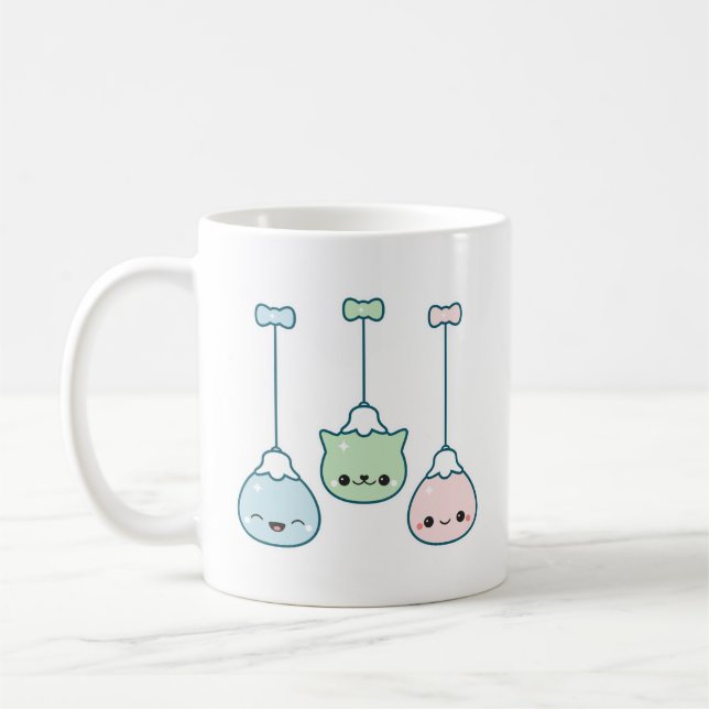 Mug Boules mignonnes de vacances (Gauche)