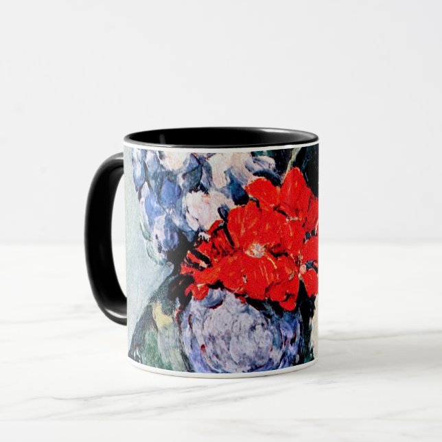 Mug Bouquet avec Little Delft, Paul Cezanne (Devant gauche)