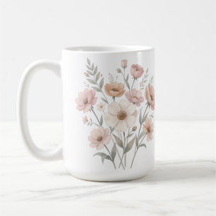 Mug Bouquet d'anémone doux aquarelle de douceur