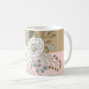 Mug Bouquet de colorbloc moderne