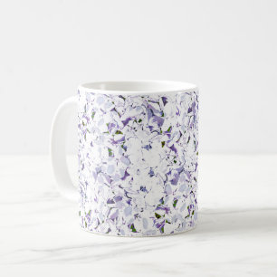 Mug Bouquet de fleurs d'aquarelle d'hydrangées.