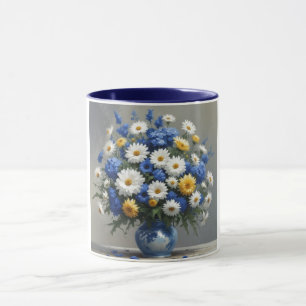 Mug Bouquet de fleurs Elégante aquarelle