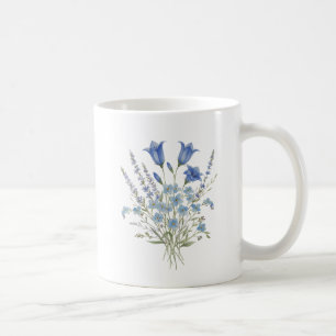 Mug Bouquet de fleurs sauvages bleues