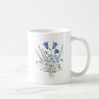 Mug Bouquet de fleurs sauvages bleues