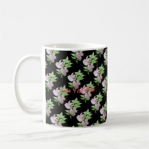Mug bouquet de jolies fleurs roses