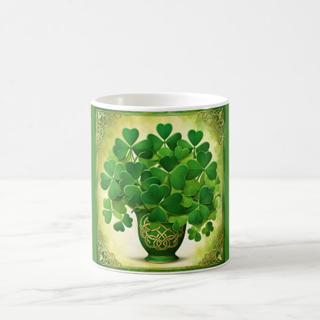 Mug Bouquet de la Saint-Patrick Shamrock (Centre)