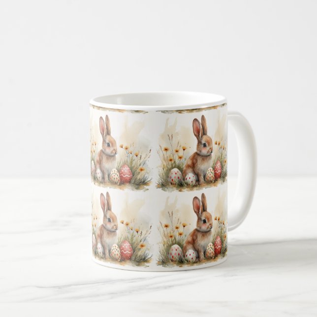 Mug Bouquet de lapin radieux : Bouquet de lapin (Devant droit)