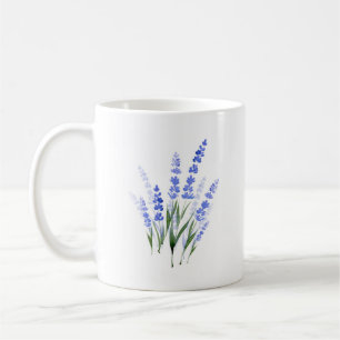 Mug Bouquet de lavande aquarelle