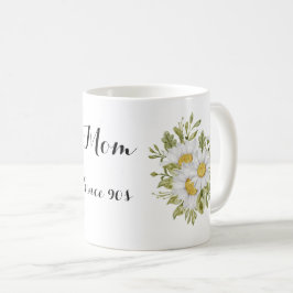 Mug  Bouquet floral blooming letter m