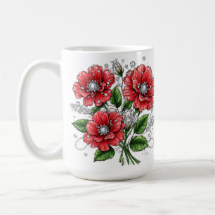 Mug Bouquet floral coloré
