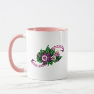 Mug Bouquet floral pourpre de Frida Kahlo  