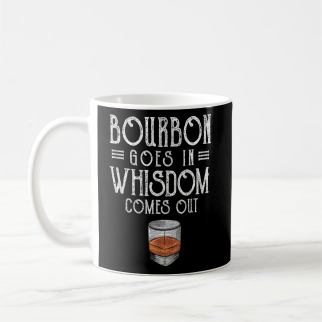 Mug Bourbon Va Dans La Sagesse Sorte Whisky (Gauche)