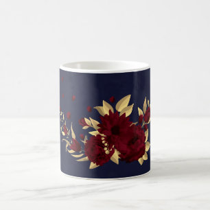 Mug Bourgogne chic et or marine