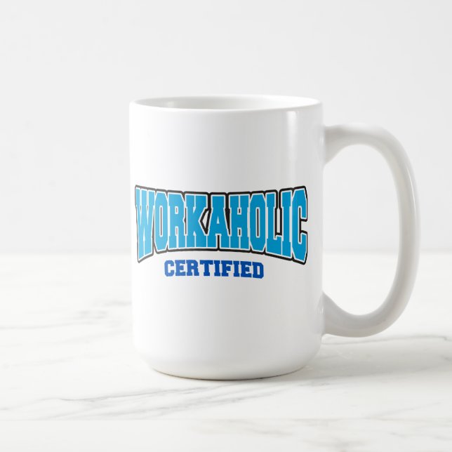 Mug Bourreau de travail certifié (Droite)