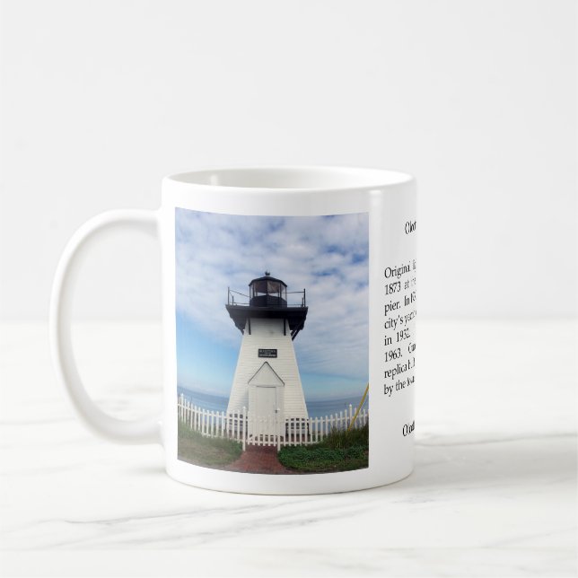 Mug Bouteille à café Olcott Lighthouse (Gauche)