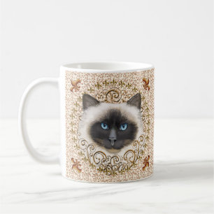 Mug Bouteille Birman Cat Fleur De Lis