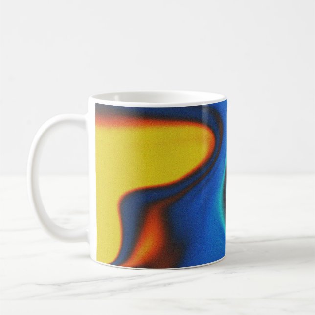 Mug Bouteille classique à flux d'encre fluide et dynam (Gauche)