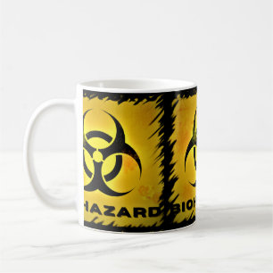Mug Bouteille de café au risque biologique
