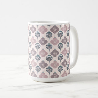 Mug Bouteille de café de Noël rose et violet