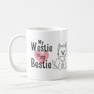 Mug Bouteille de café de terrier West Highland