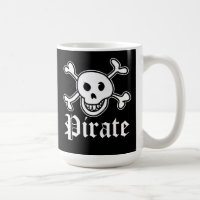 Bouteille de drapeau pirate avec conception du crâ
