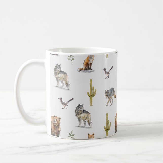 Mug Bouteille de la faune du désert (Gauche)