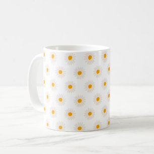 Mug Bouteille de marguerite blanche
