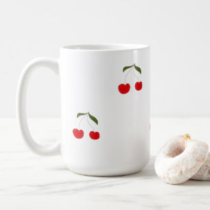 Mug Bouteille d'eau à motifs de cerisier moderne rusti