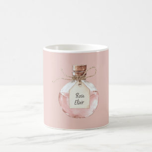 Mug Bouteille d'élixir de rose rose