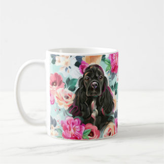 Mug Bouteille florale d'espanon de Cocker