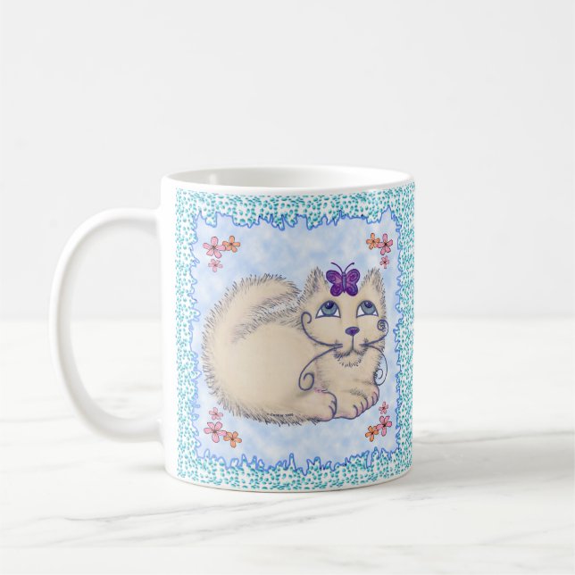 Mug Bouteille papillon (Gauche)