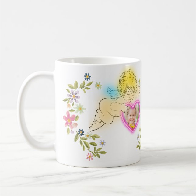 Mug Bouteille photo d'ange doux (Gauche)