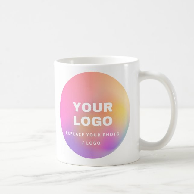 Mug Bouteilles de café personnalisées pour logo d'entr (Droite)